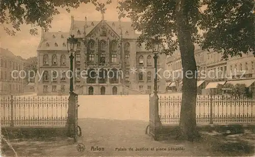 AK / Ansichtskarte Arlon_Wallonie Palais de Justice et place Leopold Arlon Wallonie