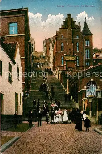 AK / Ansichtskarte Liege_Luettich Montagne de Bueren Liege Luettich
