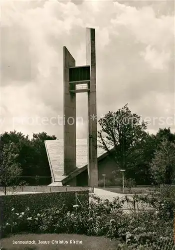 AK / Ansichtskarte Sennestadt Jesus Christus Kirche Sennestadt