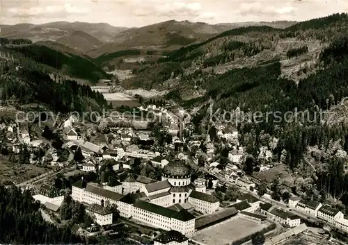 AK / Ansichtskarte St_Blasien Kloster Schwarzwald Fliegeraufnahme St_Blasien