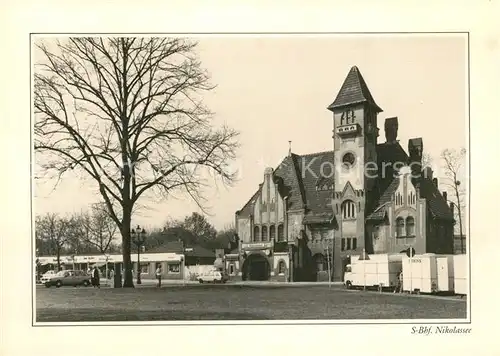 AK / Ansichtskarte Nikolassee S Bahnhof Nikolassee