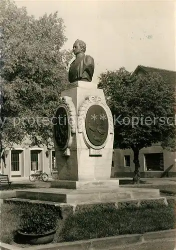 AK / Ansichtskarte Schildau Gneisenau Denkmal Bueste Schildau