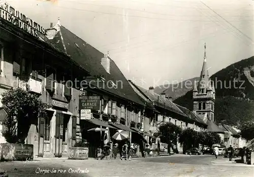 AK / Ansichtskarte Corps_Isere Rue Centrale Corps Isere