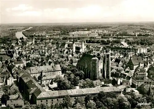 AK / Ansichtskarte Ingolstadt_Donau Stadtpanorama Fliegeraufnahme Ingolstadt_Donau