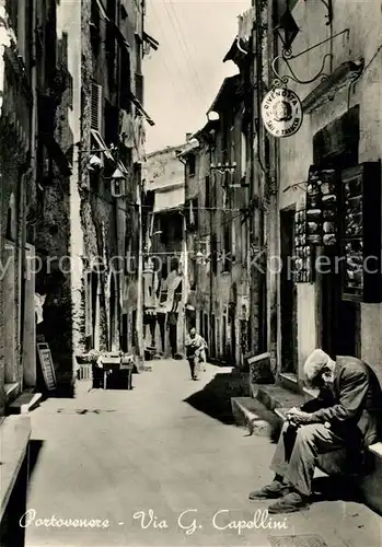 AK / Ansichtskarte Portovenere Via Cappelini Gasse Altstadt Portovenere