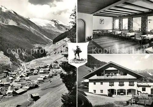 AK / Ansichtskarte Lanersbach Gasthof zum Jaegerwirt Zillertal Alpen Lanersbach