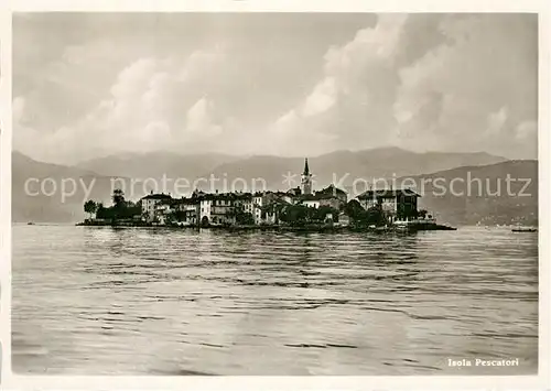 AK / Ansichtskarte Isola_Pescatori_Lago_Maggiore Panorama 