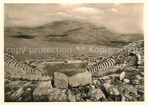 AK / Ansichtskarte Segesta Amphitheater 4. Jhdt. v. Chr. Weltkunstkarte Nr 896 Segesta