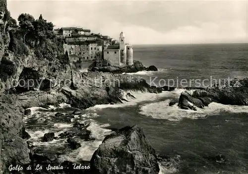 AK / Ansichtskarte Telaro Brandung Kueste Golfo di La Spezia Telaro