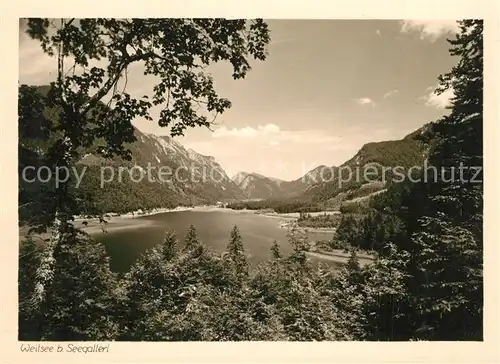 AK / Ansichtskarte Seegattl_Reit_Winkl Landschaftspanorama Weitsee Alpen Seegattl_Reit_Winkl