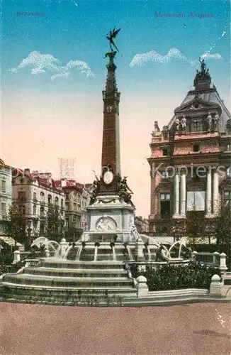 AK / Ansichtskarte Bruxelles_Bruessel Monument Anspach Bruxelles_Bruessel