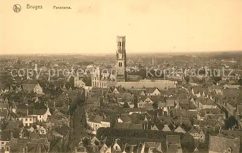 AK / Ansichtskarte Bruges_Flandre Panorama Bruges_Flandre