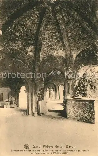 AK / Ansichtskarte Gand_Belgien Abbaye de St. Bavon Gand Belgien