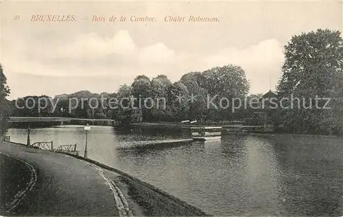 AK / Ansichtskarte Bruxelles_Bruessel Bois de la Cambre Chalet Robinson Bruxelles_Bruessel