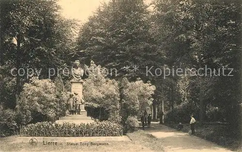 AK / Ansichtskarte Lierre Statue Tony Bergmann Lierre