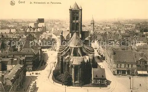 AK / Ansichtskarte Gent_Gand_Flandre St. Niklaaskerk Gent_Gand_Flandre