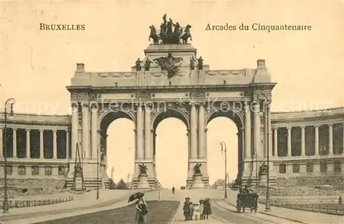 AK / Ansichtskarte Bruxelles_Bruessel Arcades du Cinquanternaire Bruxelles_Bruessel