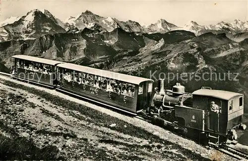 AK / Ansichtskarte Brienz Rothornbahn Berner Hochalpen  Brienz Rothornbahn