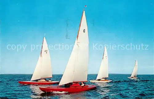AK / Ansichtskarte Segelboote Bermuda White Sails  