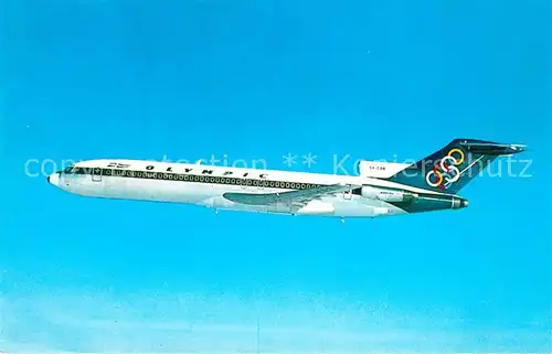 AK / Ansichtskarte Flugzeuge_Zivil Olympic Airways Boeing 727 200 