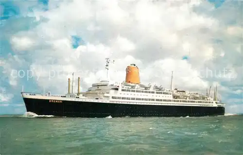 AK / Ansichtskarte Dampfer_Oceanliner T.S. Bremen  