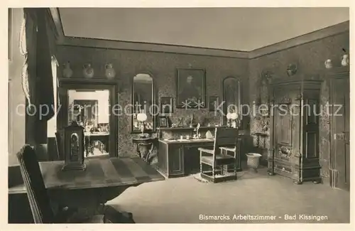 AK / Ansichtskarte Bismarck Arbeitszimmer Bad Kissingen  