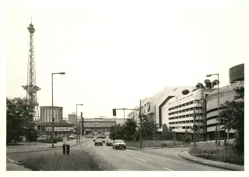 AK / Ansichtskarte Berlin Funkturm Internationales Kongresszentrum Berlin