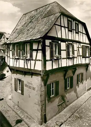 AK / Ansichtskarte Bad_Kreuznach Historisches Dr Faust Haus Fachwerkhaus Bad_Kreuznach