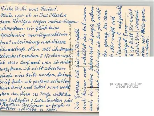 AK / Ansichtskarte Reinfeld_Holstein Erholungsheim Liegekur Gedicht Partie am See Reinfeld_Holstein