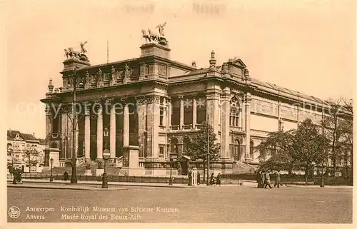 AK / Ansichtskarte Anvers_Antwerpen Musee Royal ds Beaux Arts Kunstmuseum Anvers Antwerpen