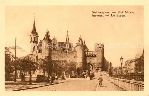 AK / Ansichtskarte Anvers_Antwerpen Le Steen Musee Museum Anvers Antwerpen