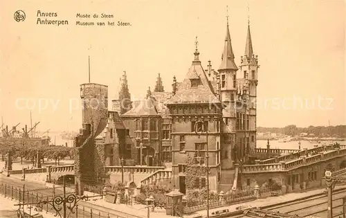 AK / Ansichtskarte Anvers_Antwerpen Musee du Steen Museum Anvers Antwerpen