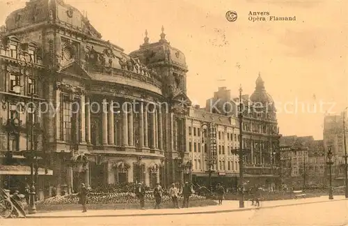 AK / Ansichtskarte Anvers_Antwerpen Opera Flamand Oper Anvers Antwerpen