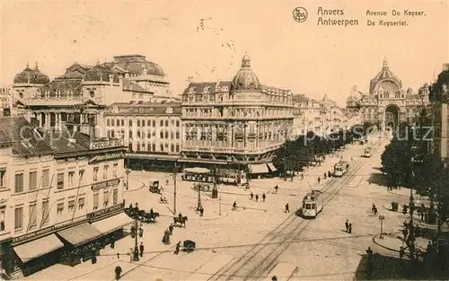 AK / Ansichtskarte Anvers_Antwerpen Avenue de Keyser Anvers Antwerpen