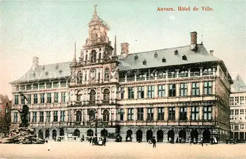 AK / Ansichtskarte Anvers_Antwerpen Hotel de Ville Anvers Antwerpen