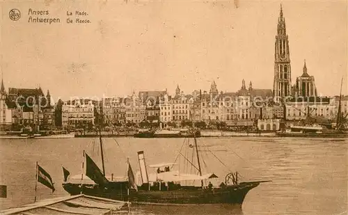 AK / Ansichtskarte Anvers_Antwerpen La Rade Reede Anvers Antwerpen