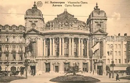 AK / Ansichtskarte Anvers_Antwerpen Opera flamand Oper Anvers Antwerpen