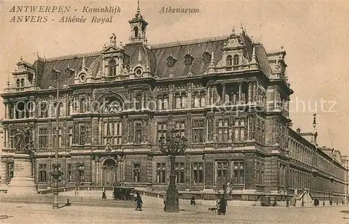 AK / Ansichtskarte Anvers_Antwerpen Athenee Royal Anvers Antwerpen