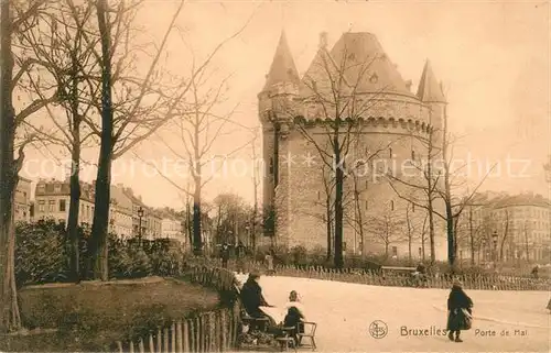 AK / Ansichtskarte Bruxelles_Bruessel Porte de Hal Bruxelles_Bruessel
