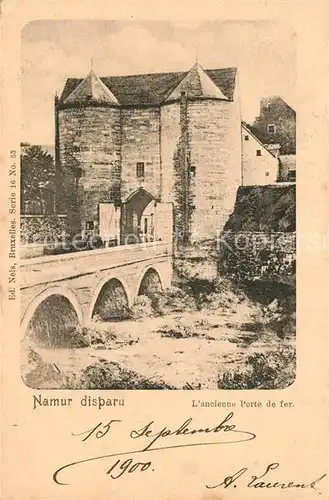 AK / Ansichtskarte Namur_Wallonie Disparu Namur Wallonie