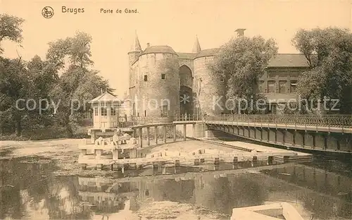 AK / Ansichtskarte Bruges_Gironde Porte de Gand Bruges Gironde