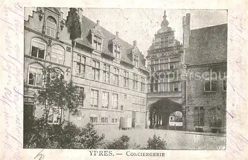 AK / Ansichtskarte Ypres_Ypern_West_Vlaanderen Congiergerie Ypres_Ypern