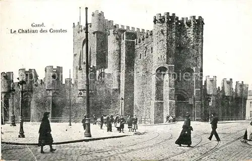 AK / Ansichtskarte Gand_Belgien Le Chateau des Comtes Gand Belgien