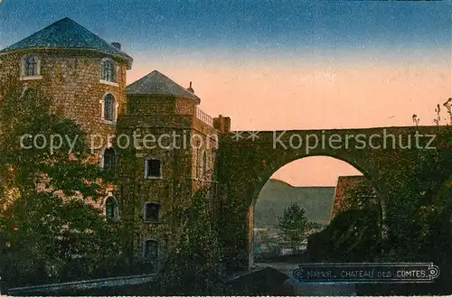 AK / Ansichtskarte Namur_Wallonie Chateau des Comtes Namur Wallonie
