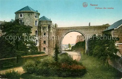 AK / Ansichtskarte Namur_Wallonie Chateau des comtes Namur Wallonie