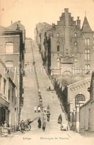 AK / Ansichtskarte Liege_Luettich Montagne de Bueren Liege Luettich