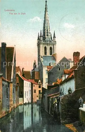 AK / Ansichtskarte Louvain_Flandre Vue sur la Dyle Louvain_Flandre