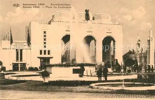 AK / Ansichtskarte Anvers_Antwerpen Place du Centenaire Anvers Antwerpen