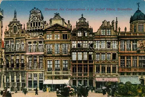 AK / Ansichtskarte Bruxelles_Bruessel Grand Place Bruxelles_Bruessel