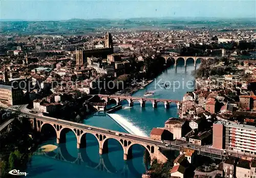 AK / Ansichtskarte Albi_Tarn Fliegeraufnahme Les trois Ponts sur le Tarn Albi_Tarn